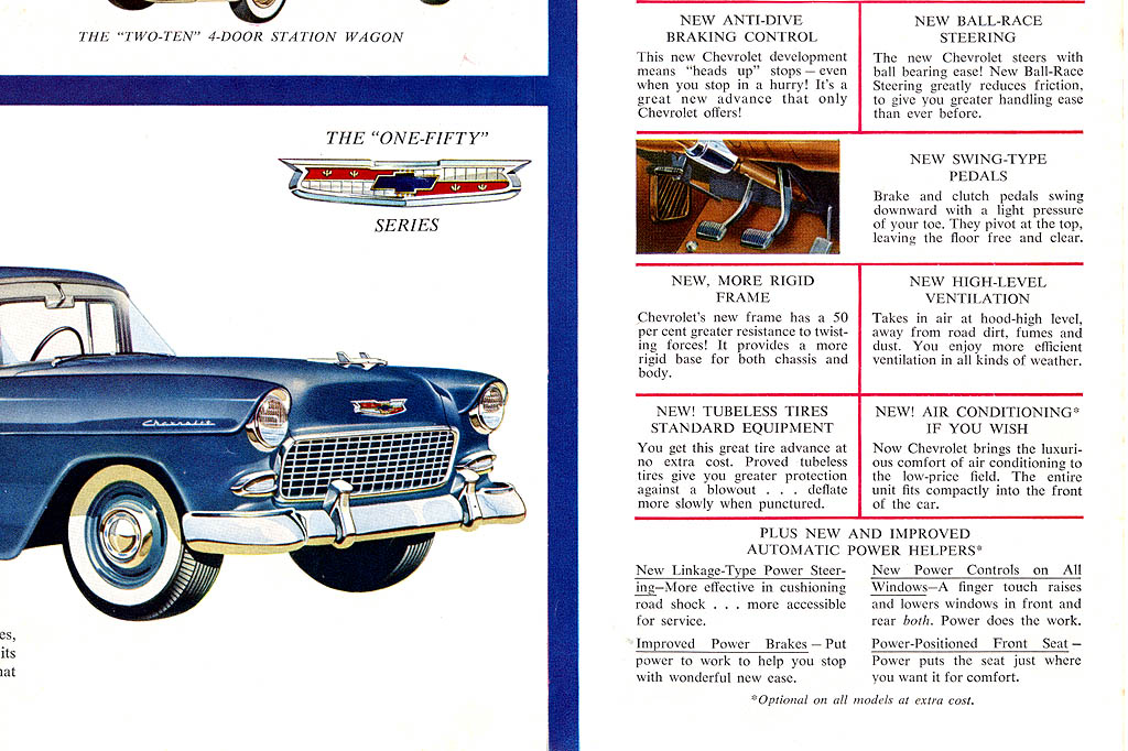 1955 Chevrolet Foldout Page 7